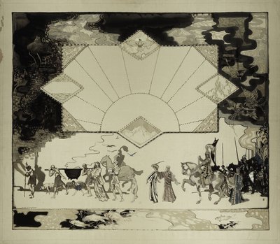 O Painel do Mabinogian, No. 10, de George Sheringham