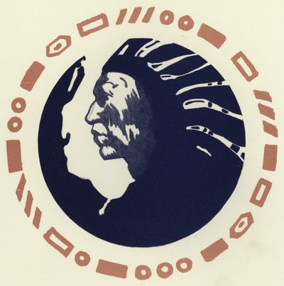 O índio mau (cor litho) de George Sheringham