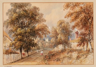 East Stratton (aquarela) de George Sidney Shepherd