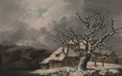 Uma Paisagem de Inverno de George Smith