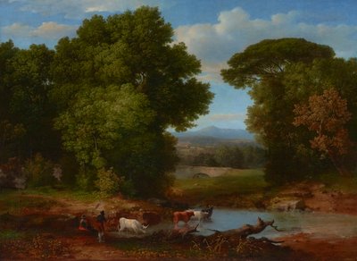Um pouco do Aqueduto Romano 1852 (óleo sobre tela) de George Snr. Inness