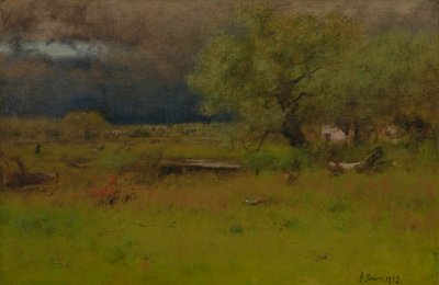 A tempestade que passa 1892 (Óleo sobre tela) de George Snr. Inness