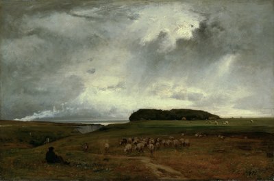 A tempestade, 1876 de George Snr. Inness