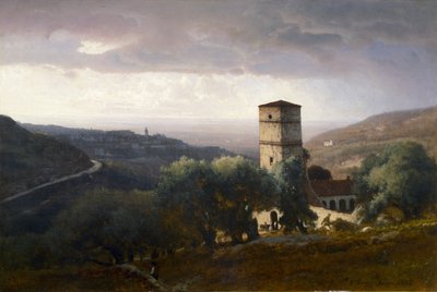 Vista de Roma a partir do Tivoli de George Snr. Inness