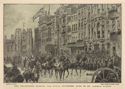 O funeral da rainha Vitória de George Soper