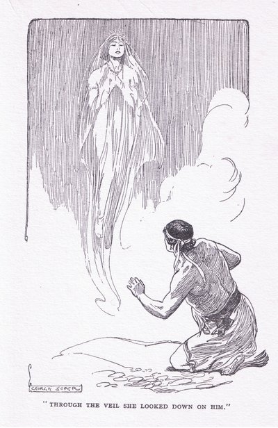 Através do véu ela olhou para ele, de The Heroes publicado por George Allen e Unwin 1929 de George Soper