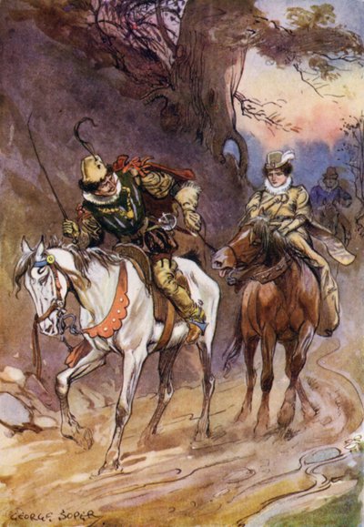Quando o cavalo de Katharine tropeçava, ele atacava e xingava a pobre fera entediada. de George Soper