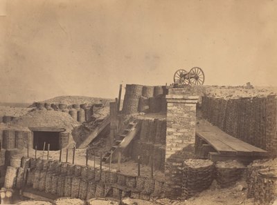 Fortificações perto de Charleston, Carolina do Sul, ca. 1861. de George Stacy.