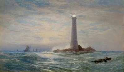 O farol de Eddystone de George Stanfield Walters