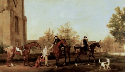 Os caçadores deixam Southill de George Stubbs
