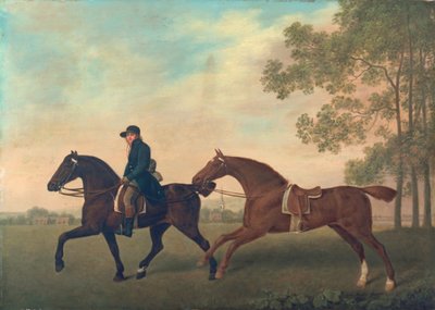Dois Hacks, 1789 de George Stubbs
