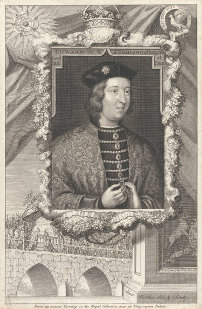 Eduardo IV, rei de Inglaterra e de França, senhor da Irlanda de George Vertue