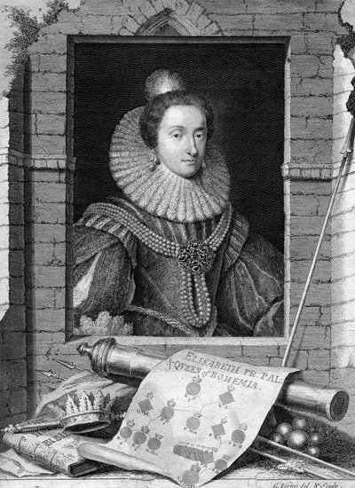 Elizabeth of Bohemia, c1700-1750. de George Vertue