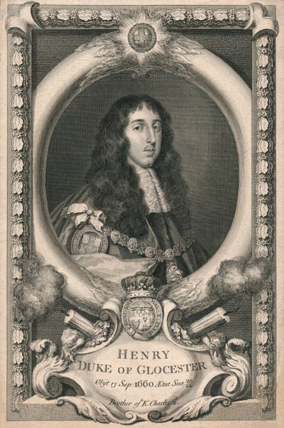 Henrique, duque de Gloucester, 1736. de George Vertue