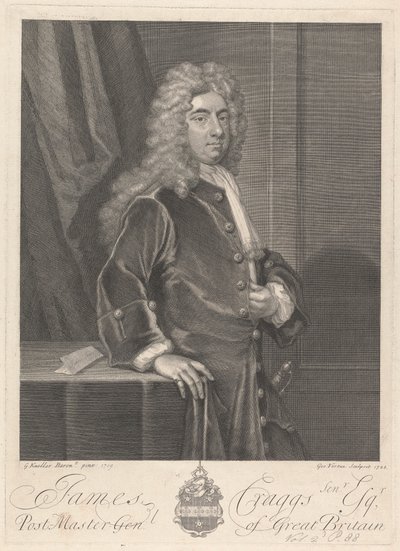 James Craggs, o Ancião de George Vertue