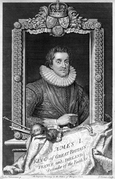 James I da Inglaterra, século XVII. de George Vertue