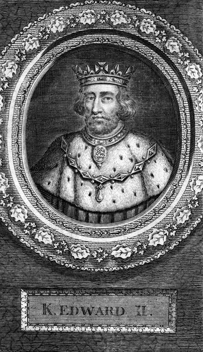 Rei Eduardo II da Inglaterra, século XVIII. de George Vertue