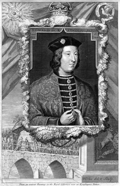 Rei Eduardo IV da Inglaterra. de George Vertue