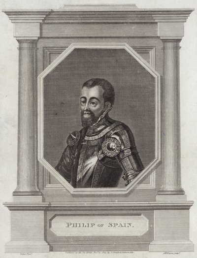 Rei Filipe II de Espanha de George Vertue