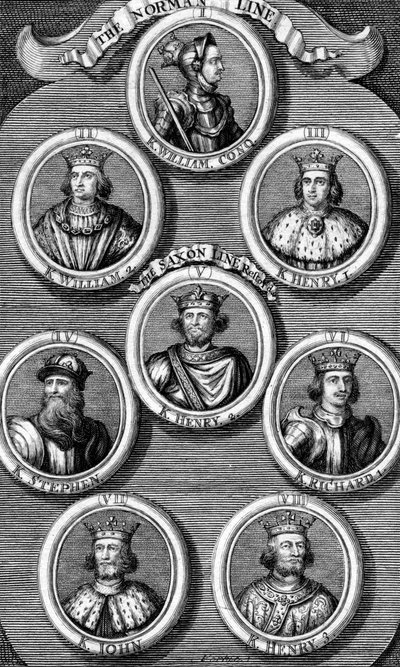 Reis da Inglaterra. de George Vertue