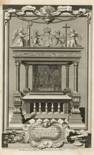 O monumento do rei Edward VI de George Vertue