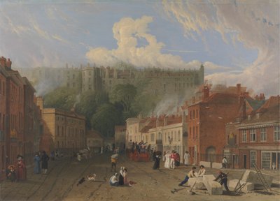 A View of Thames Street, Windsor de George Vincent