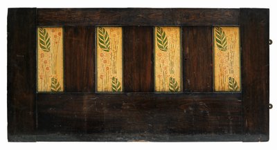 Painel decorativo de parede (carvalho pintado) de George Walton