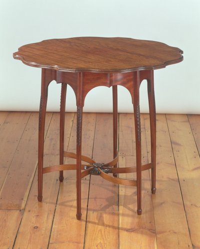 Mesa ocasional, feita para Morris & Co., c.1885 (mogno) de George Washington Jack