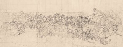 A acusação da 4ª Brigada de Cavalaria Ligeira em Beersheba de George Washington Lambert