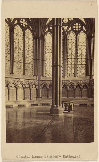 Casa do Capítulo. Catedral de Salisbury. de George Washington Wilson