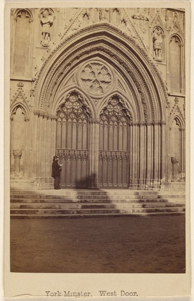 Catedral de York, portal ocidental de George Washington Wilson