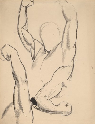 Braços de um boxeador, 1916. de George Wesley Bellows