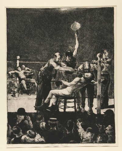 Entre as rodadas nº 1 de George Wesley Bellows