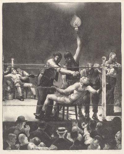 Entre Rondas, pequena, segunda pedra, 1923. de George Wesley Bellows