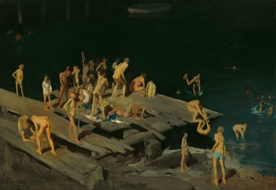 Quarenta e duas crianças, 1907. de George Wesley Bellows