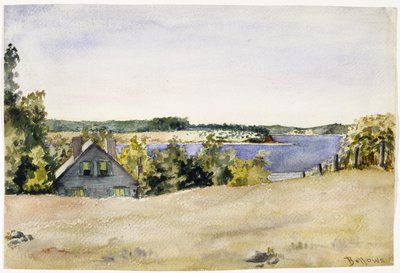 Gardiners Bay de Sag Harbor, 1899 (aguarela sobre papel) de George Wesley Bellows