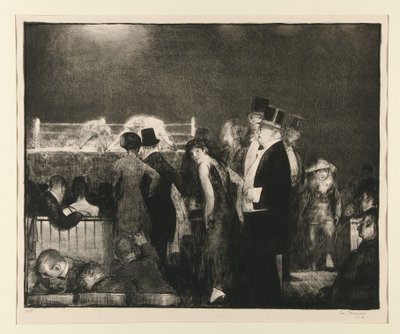 Preliminares do grande combate, n.º 8 de George Wesley Bellows