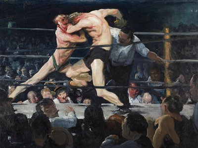 Veado em Sharkey "s, 1909 de George Wesley Bellows