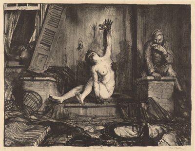 O Cigarro, 1918. de George Wesley Bellows