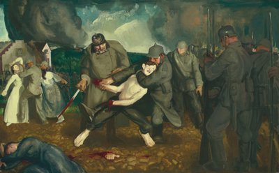 Chegada dos alemães de George Wesley Bellows