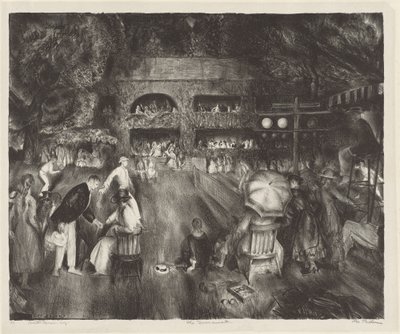 O Torneio, 1920. de George Wesley Bellows