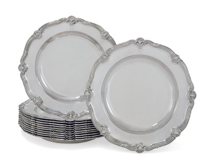 Pratos de jantar, The Leinster Service de George Wickes