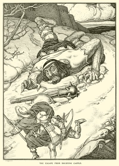 A Fuga do Castelo das Dúvidas (gravação) de George Woolliscroft Rhead