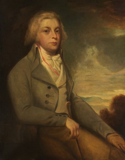 Retrato de um cavalheiro de George after Romney