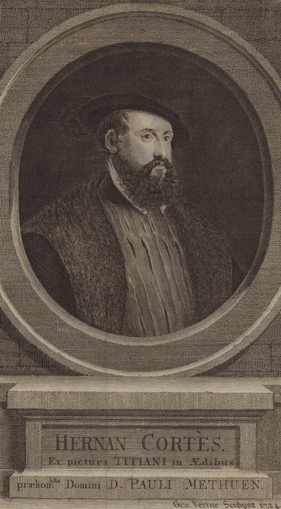 Hernan Cortes, conquistador espanhol de George after Vertue
