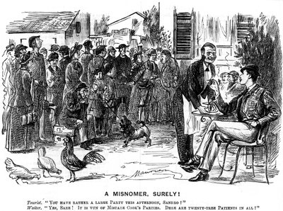 A Misnomer, Certamente !, 1880. de George du Maurier