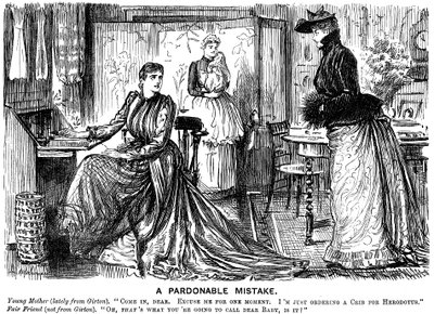 Um erro perdoável, 1889 de George du Maurier