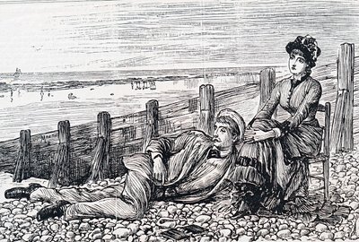 Um casal em lua-de-mel de George du Maurier