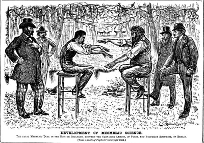 Desenvolvimento da ciência mesmérica, 1883 de George du Maurier