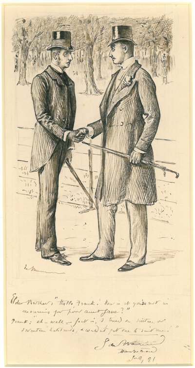 Olá Frank !, 1891 de George du Maurier